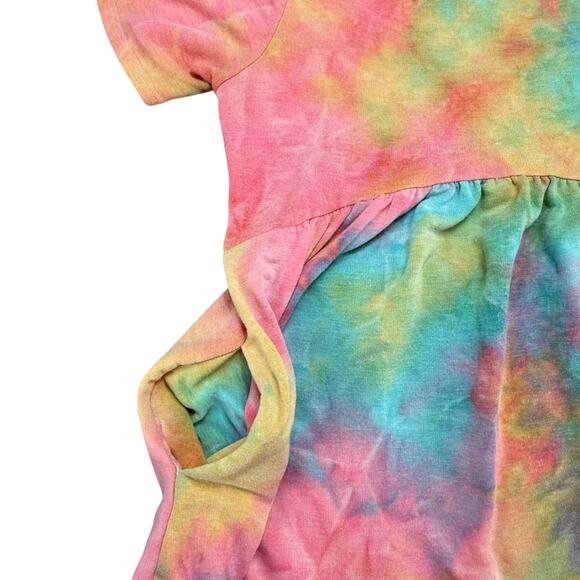 Rae Mode Tye Die Dress Womens Size S T-shirt Material‎ Side Pockets Soft - Picture 5 of 9